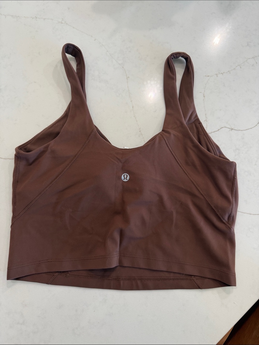 lululemon athletica Brown Scoop Neck Sports Bra